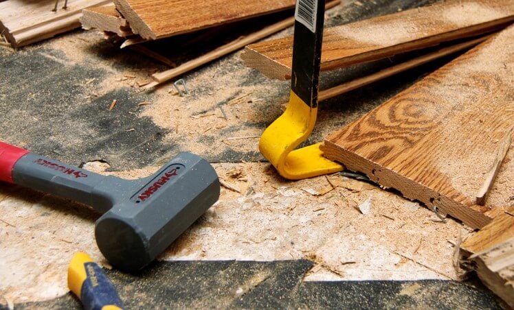 Демонтаж полов в Киеве