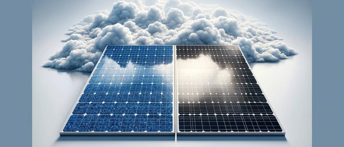Як працюють сонячні панелі у погану погоду