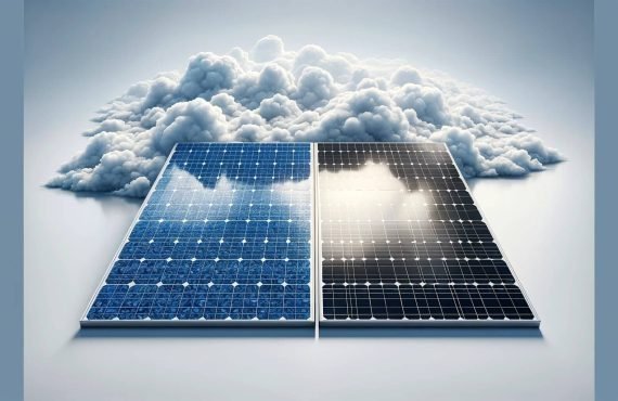 Як працюють сонячні панелі у погану погоду